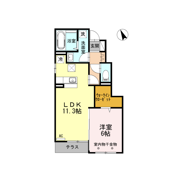 D-room サウススクエア2番館の間取り写真