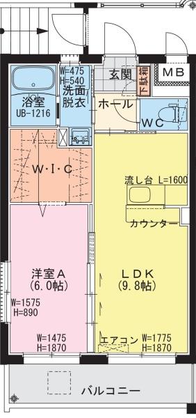 Pissenlit 1の間取り写真