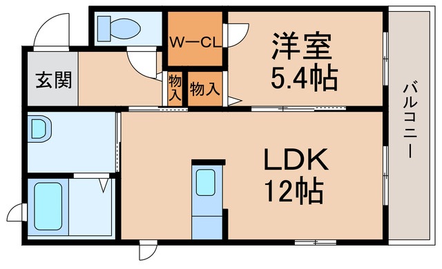 ベレオ古江見の間取り写真
