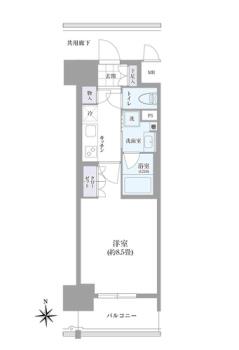 OKBアヴェニール菊井町の間取り写真