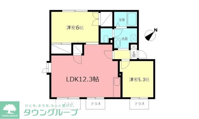 メイプルハイツの間取り写真