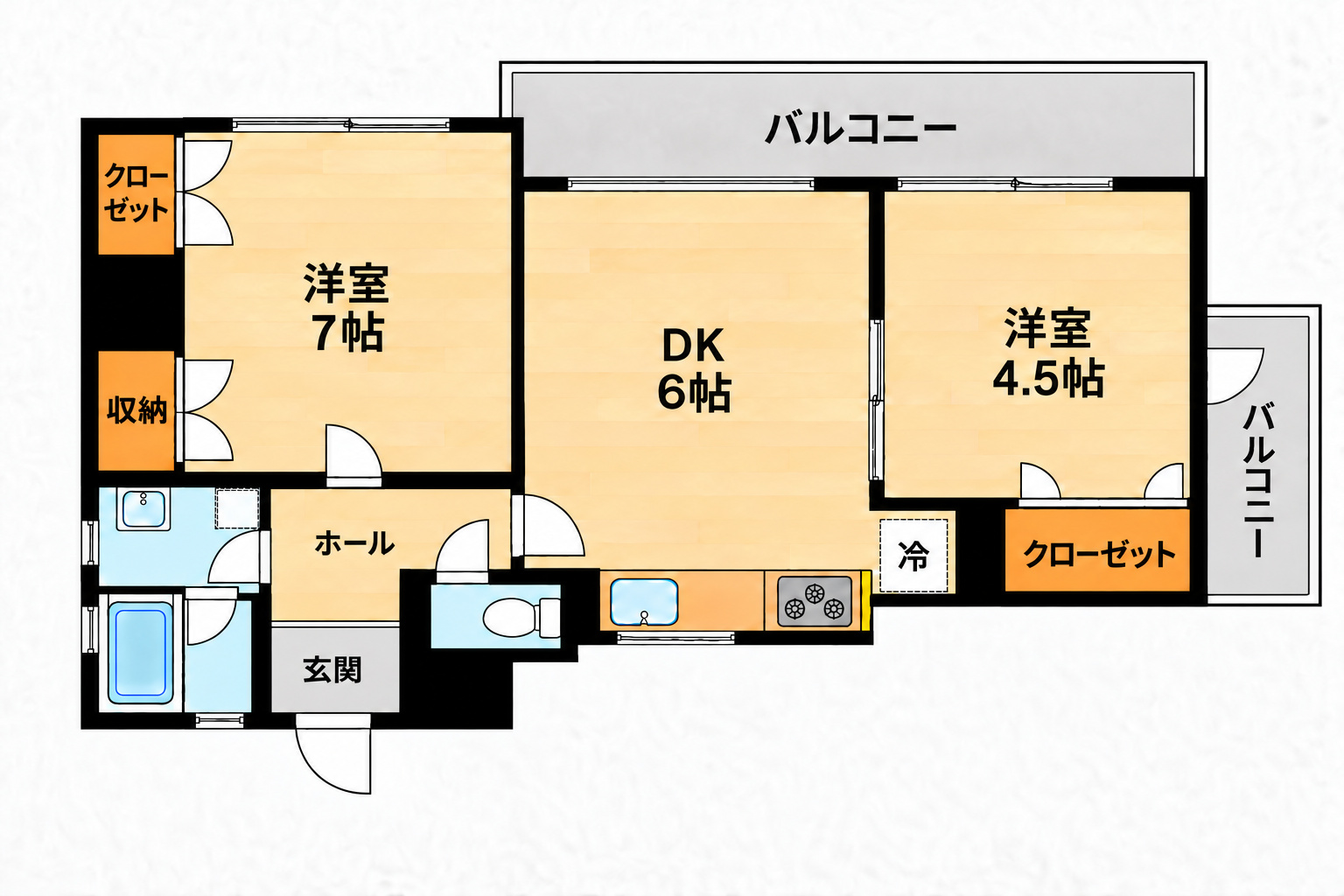 Ala Serenoの間取り写真