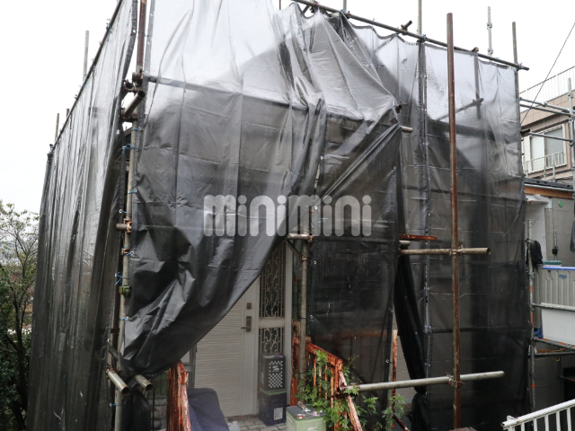 建物外観　外装・内装工事中です