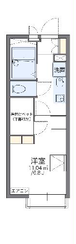 【レオパレスパタータIIの間取り】