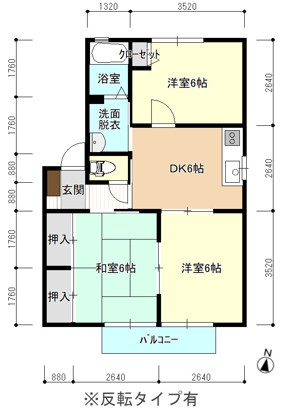 CREATE73 8番館の間取り