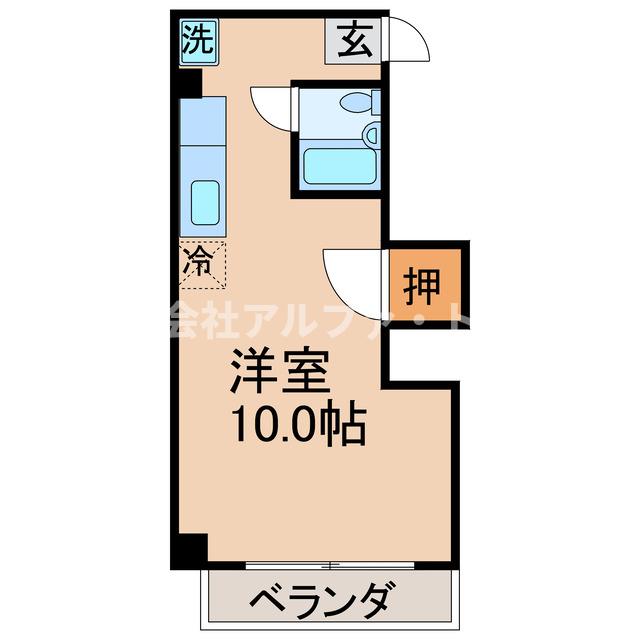 岩清尾マンションの間取り