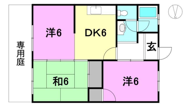 近藤マンション（森松）の間取り