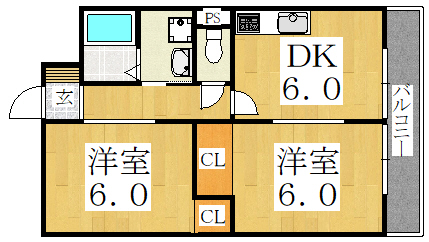 グランジートアンの間取り