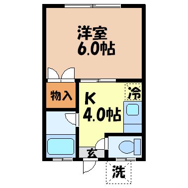 カリーナ立岩の間取り