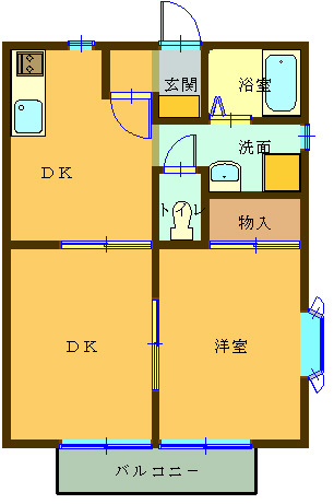 アメジストバウムの間取り