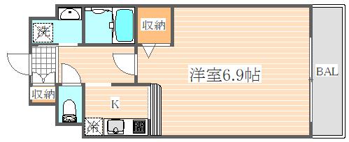 アルティザ博多駅南の間取り