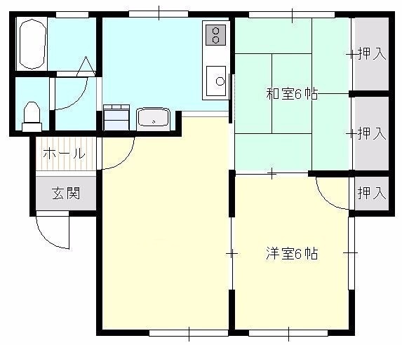 タウンハウス前川の間取り