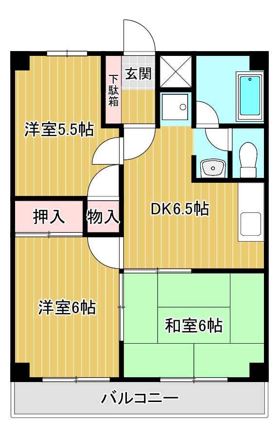 プティタンファンの間取り