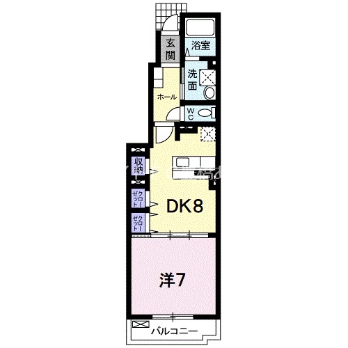 ラフレシールIの間取り