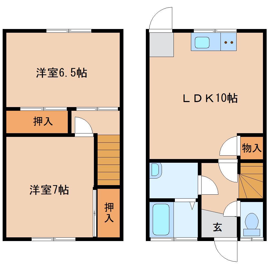 ＳＡＮＳＥＩコーポの間取り