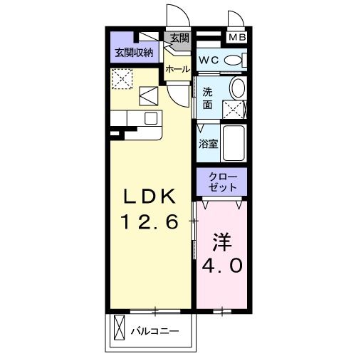 クラール寺方元町の間取り