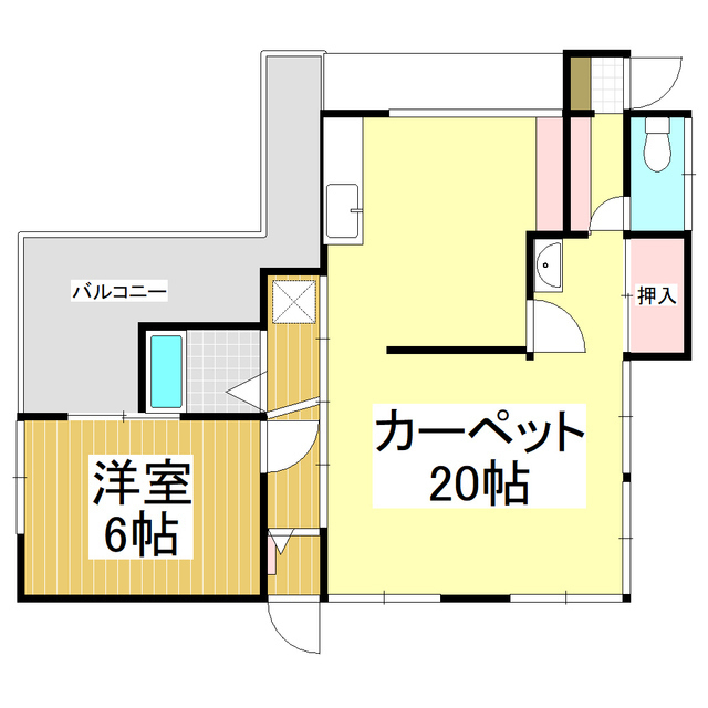 麻績住宅の間取り