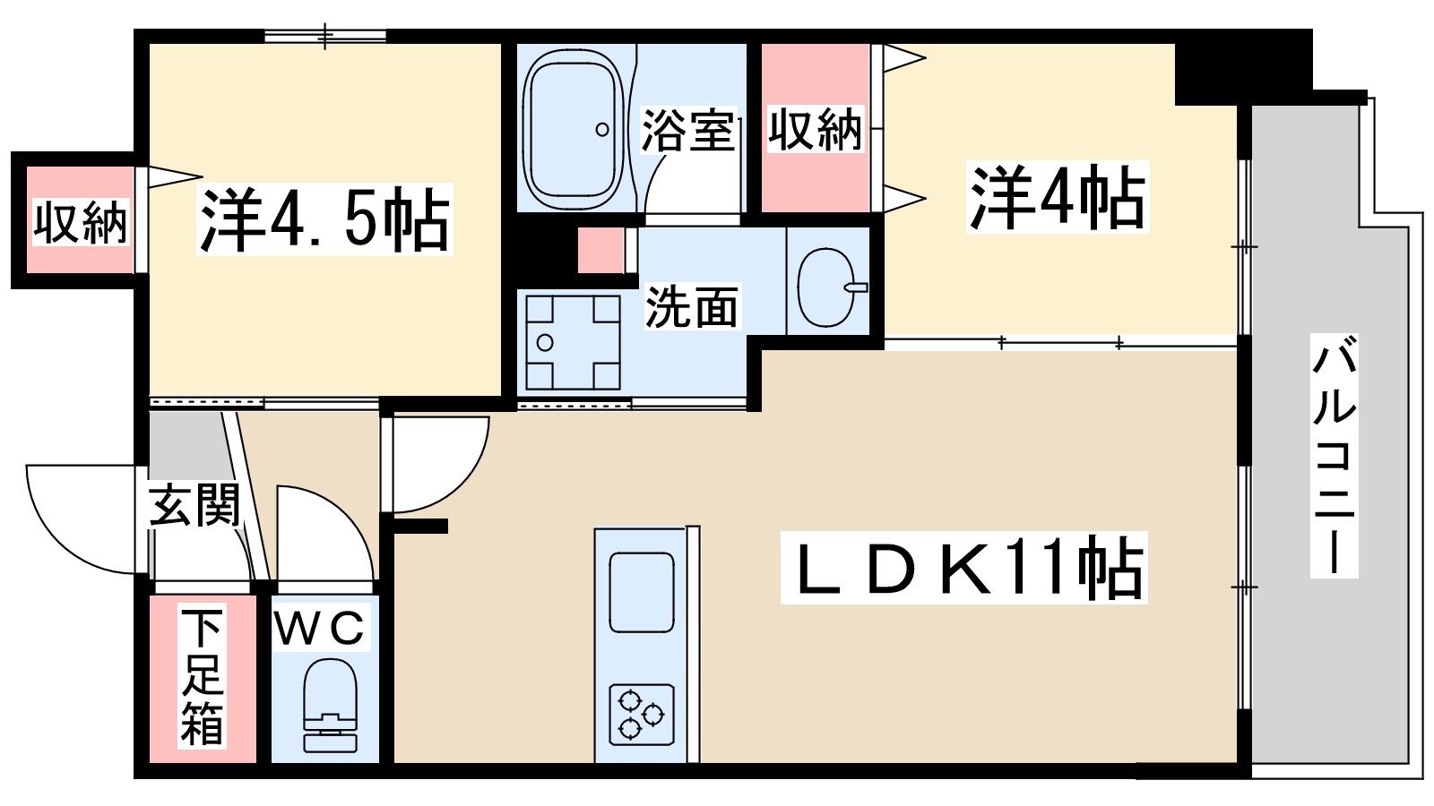 アーバネックス大阪天満橋の間取り