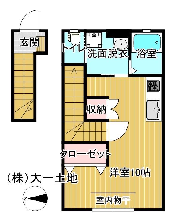 ル・メイユール東宮野目　Ｂ棟の間取り