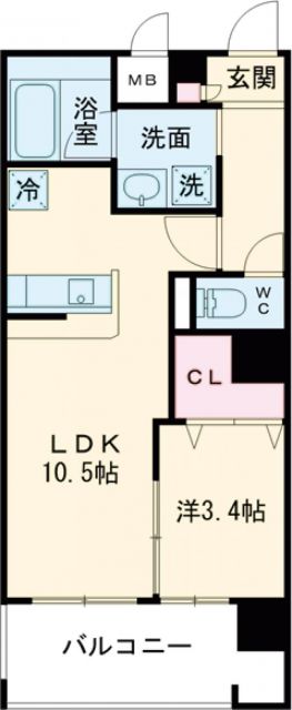 中条プレイスの間取り