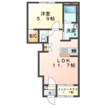 ル　ボヌールIIの間取り