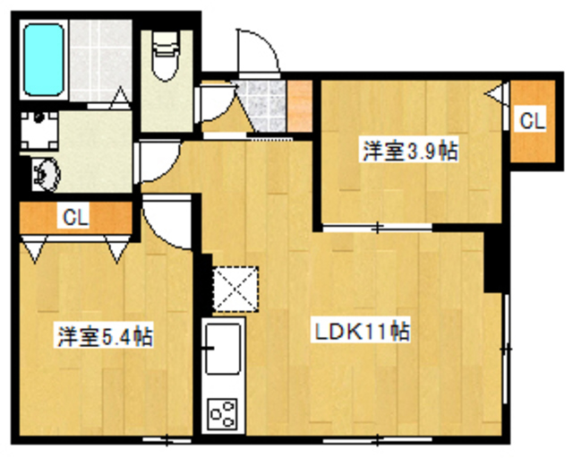 グラナーデ東尾久IIの間取り