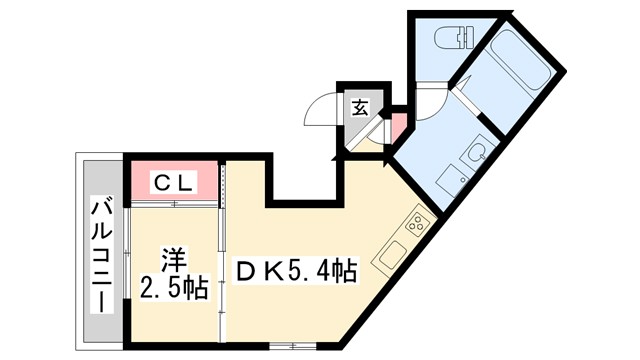 ブロンテ北在家EASTの間取り