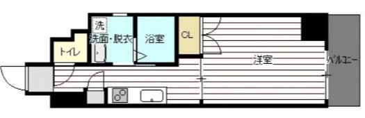 広島市南区出汐のマンションの間取り