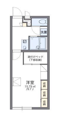 飯能市大字川寺のアパートの間取り