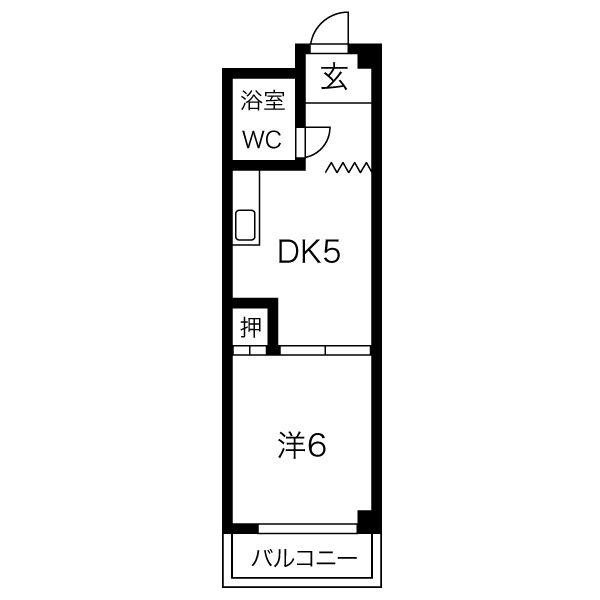 尾張旭市南本地ケ原町のマンションの間取り