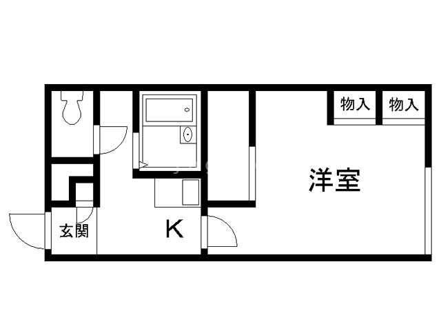 レオパレスフローラの間取り