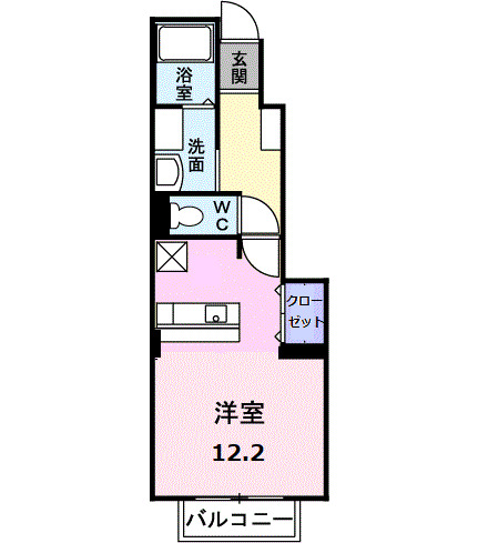 プランドールＡの間取り