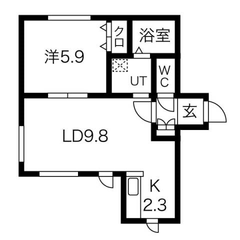 福禄寿の間取り