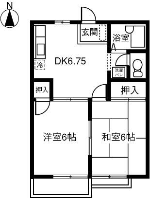 リベルテ雅の間取り