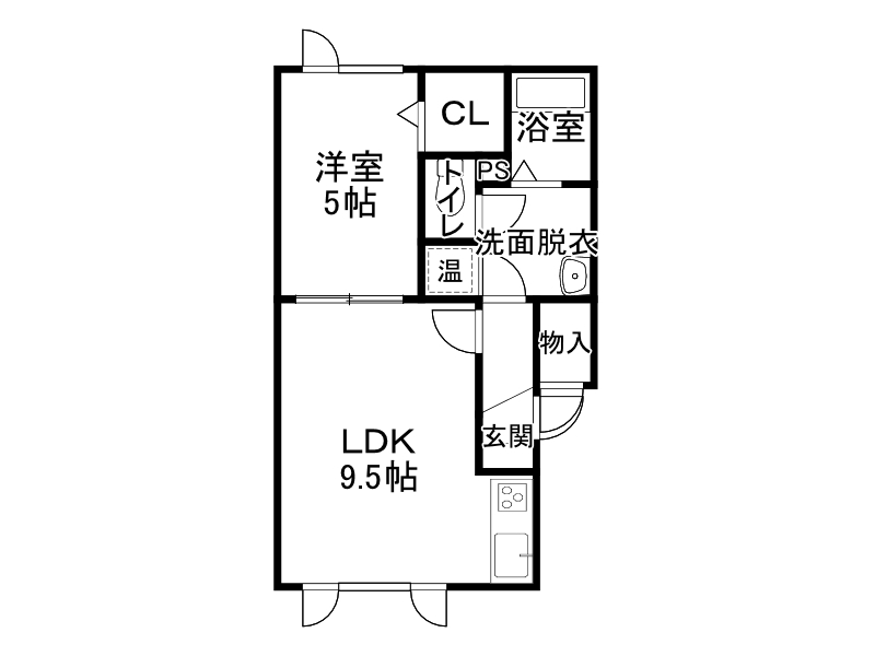 ナチュールIの間取り