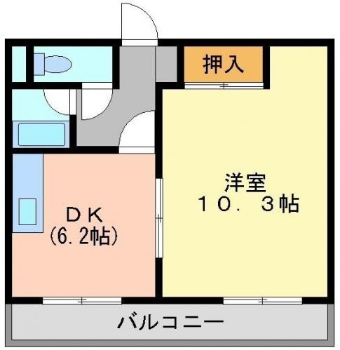 プリエール井原の間取り