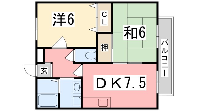 【ファミールコート・Ｋ　B棟の間取り】