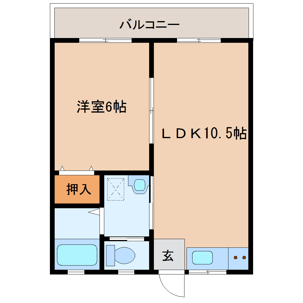 スカイハイツの間取り