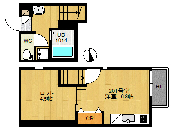 RIZEST長町の間取り