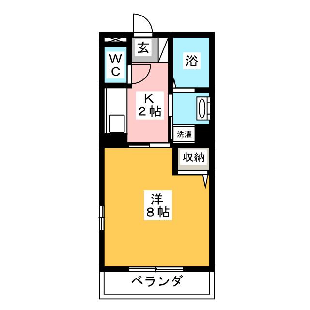 ノヴェル瑞穂　壱番館の間取り