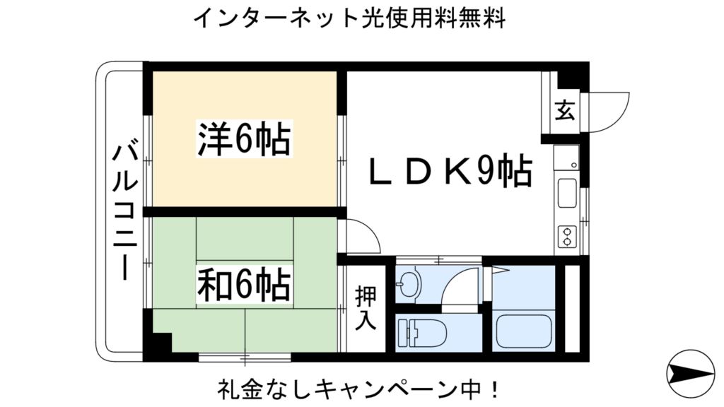 ピエススイスの間取り