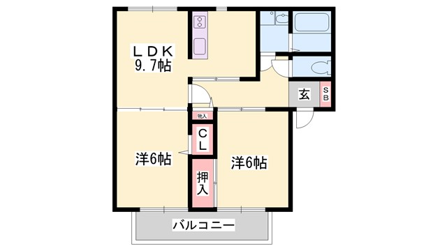 フラワービレッジ茉琴の間取り