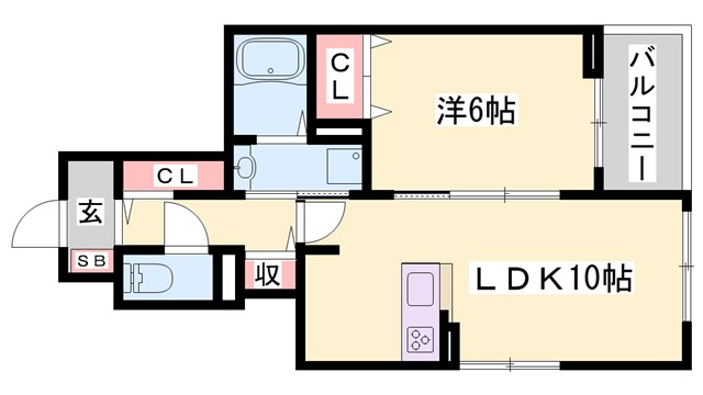 ラフレシール・ベルVの間取り