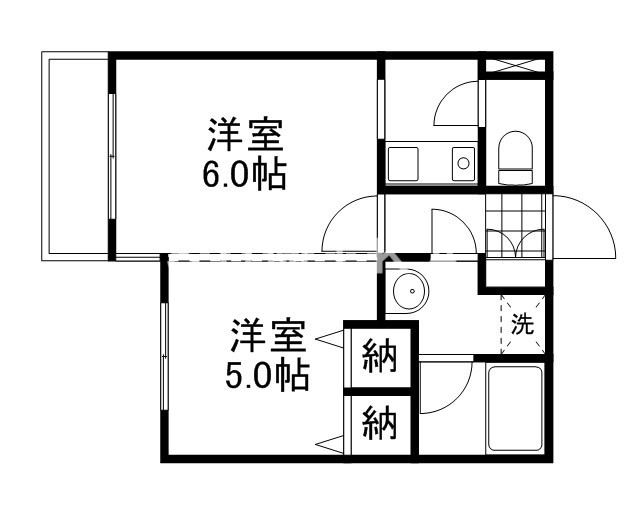 フォーラム伊島　三番館の間取り