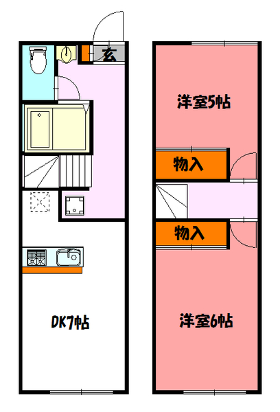 フィールズＳＴＡＹの間取り