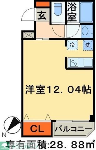 【千葉市花見川区幕張町のマンションの間取り】