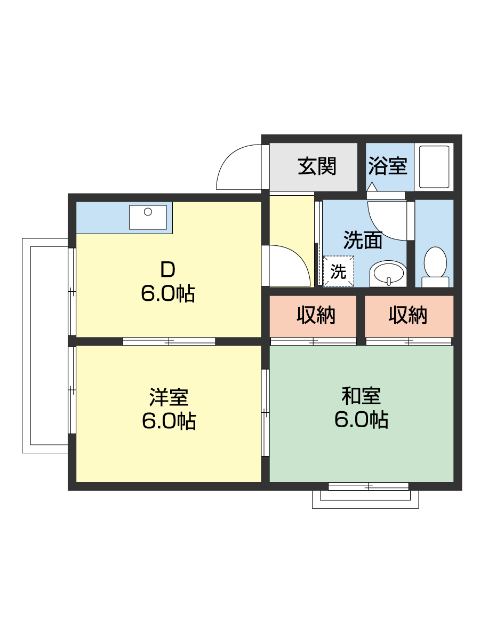 エル林堂Vの間取り