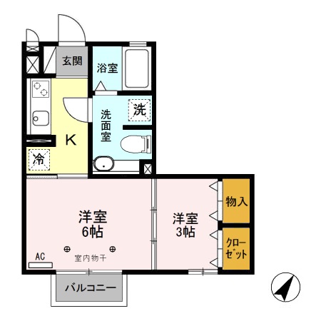 セジュールグリーン雅の間取り