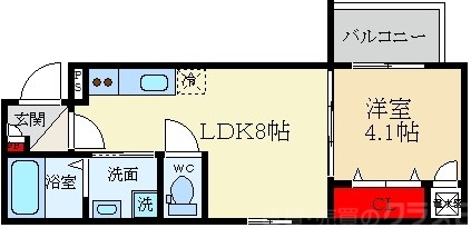 グランコート桜園の間取り