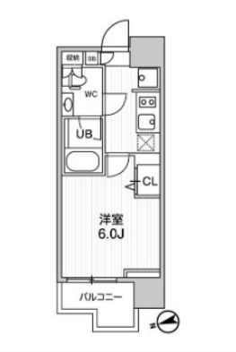 ALTERNA南大井の間取り